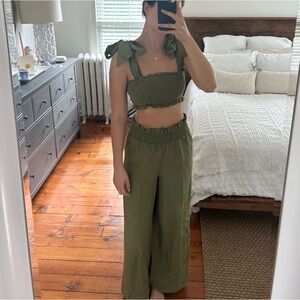 Cami NYC Olive Green Two-Piece Set